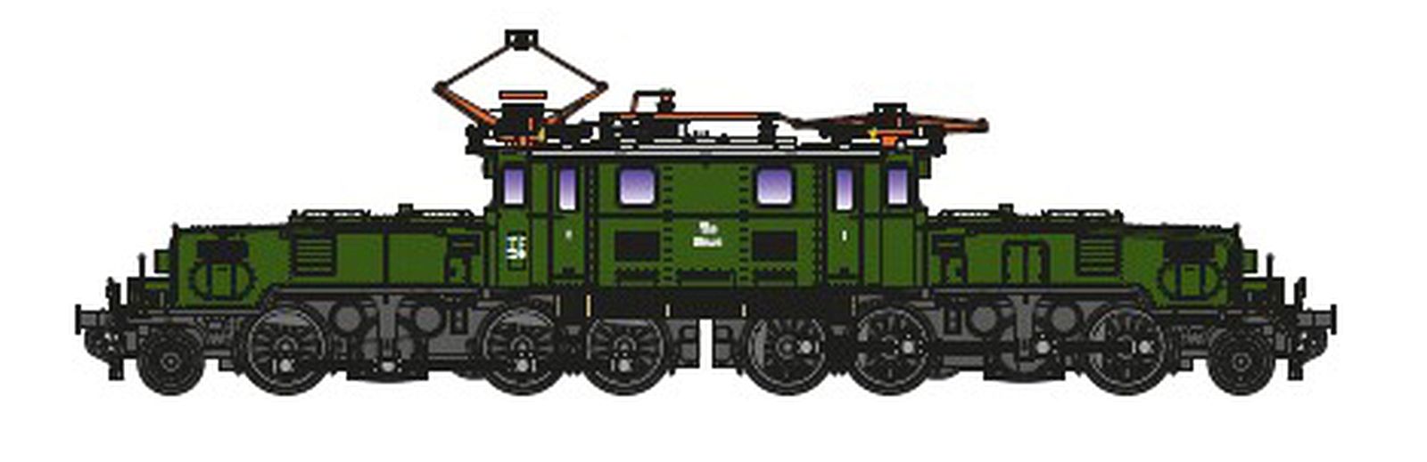 Jägerndorfer JC60200 - N - 12-tlg. Display E-Lok Rh 1089/1189, ÖBB